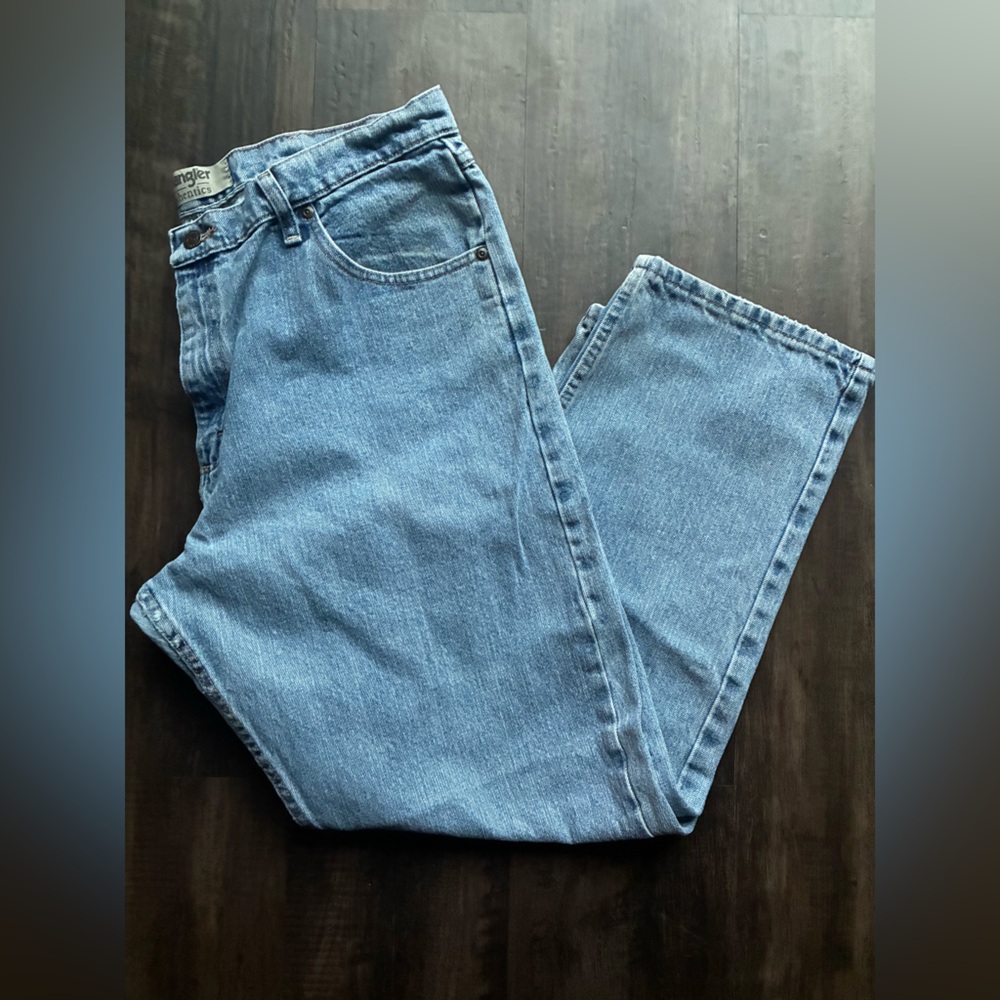 Wrangler Light Blue Straight Jeans